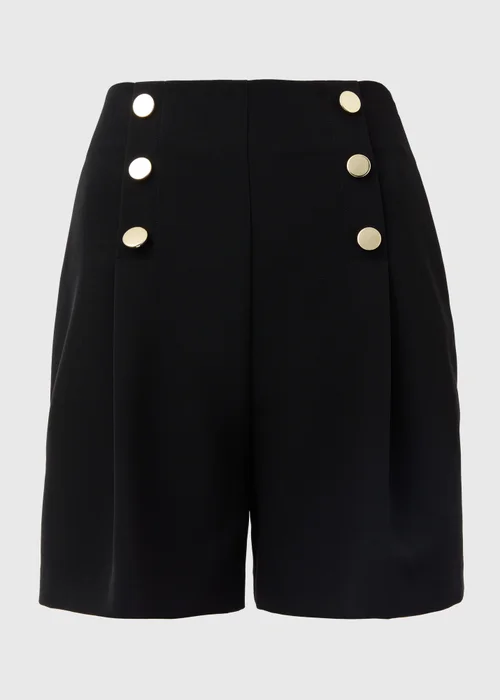 Et Vous Black Button Shorts - 8 Image 5