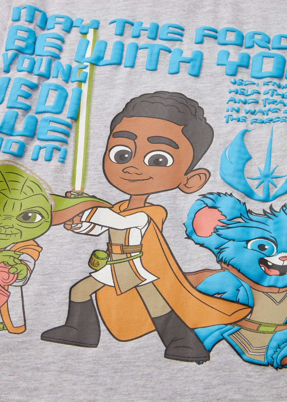 Star Wars Boys Grey Young Jedi T-Shirt (9mths-7yrs) - 9-12 months Image 2
