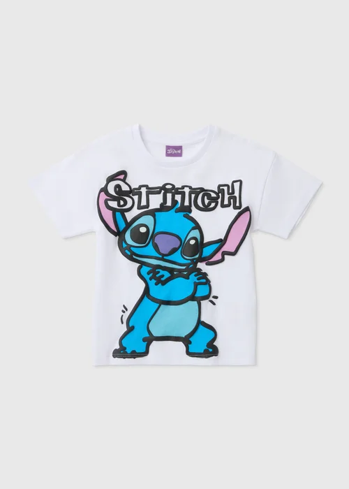 Disney Kids Blue Stitch T-Shirt (9mths-7yrs) - 9-12 months Image 1