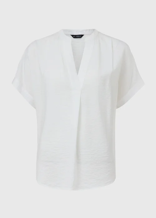 Et Vous White Airflow Blouse - 8 Image 5