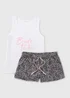White Bride Jersey Pyjama Set - Extra small Image 4