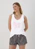 White Bride Jersey Pyjama Set - Extra small Image 1