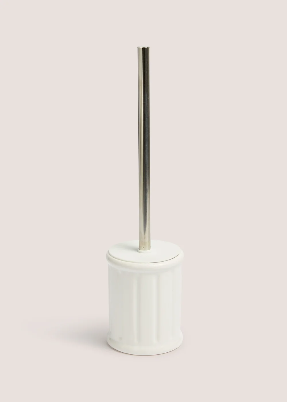 White Value Toilet Brush Image 1