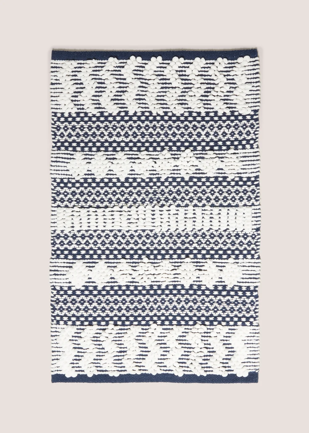 Indigo Bath Mat (80cm x 50cm) Image 1