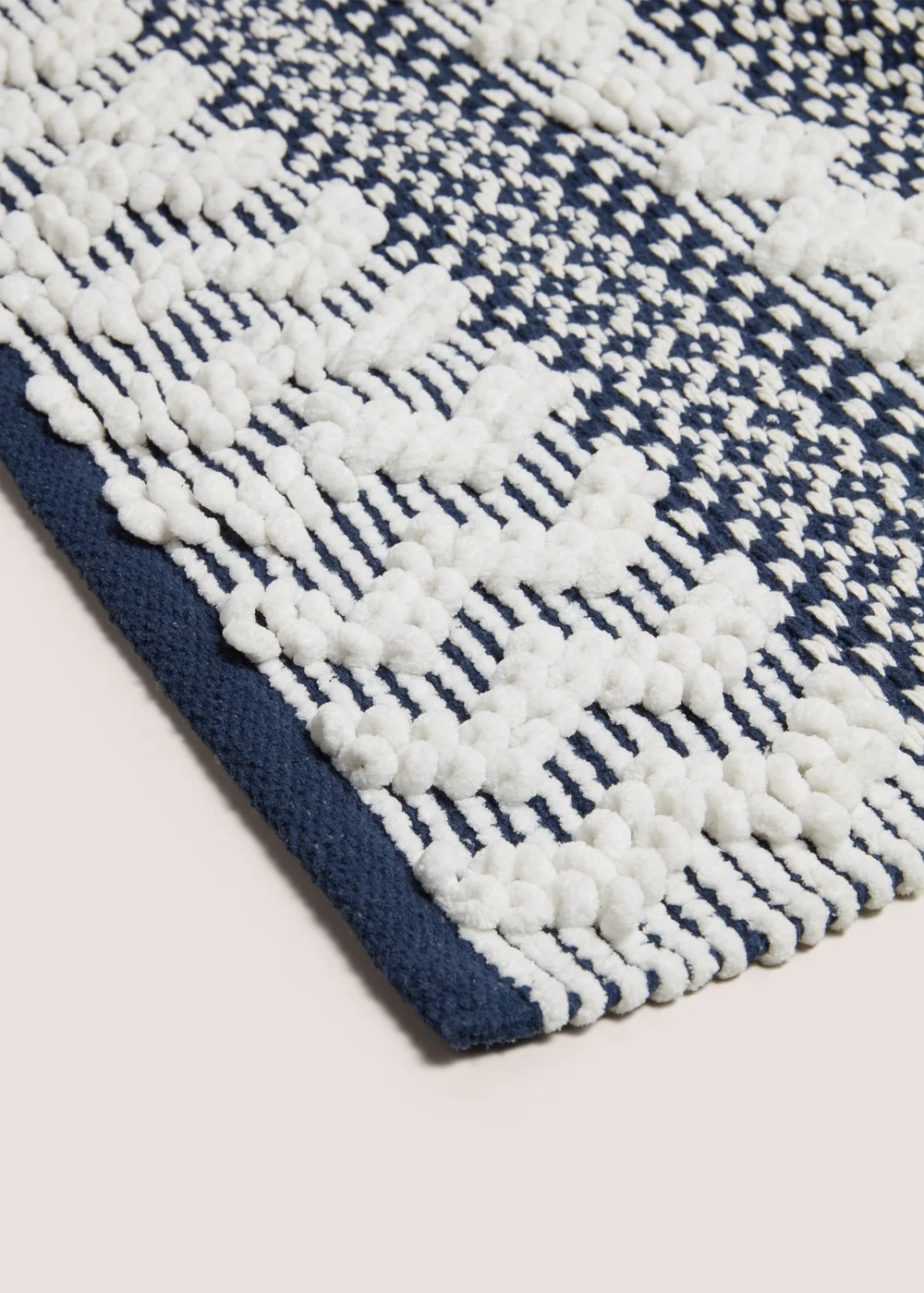 Indigo Bath Mat (80cm x 50cm) Image 2