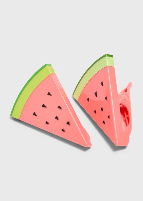 2 Pack Watermelon Beach Towel Clips (12cm x 8.5cm) Image 2