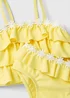 Girls Yellow Daisy Frill Tankini (1-7yrs) - 1 to 1 half years Image 2