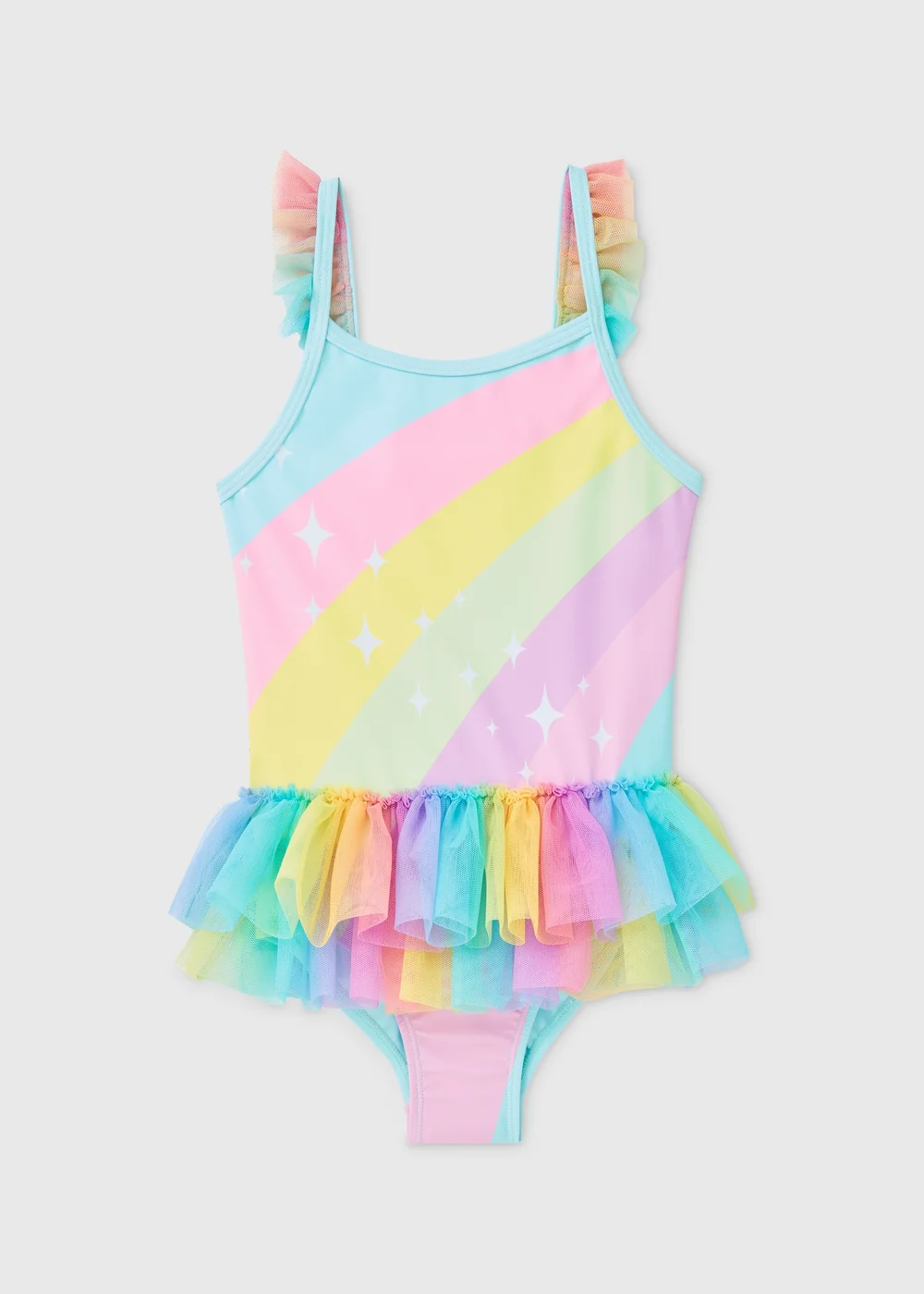 Girls Multicolour Rainbow Tutu Costume (1-7yrs) - 1-1.5 Yrs Image 1