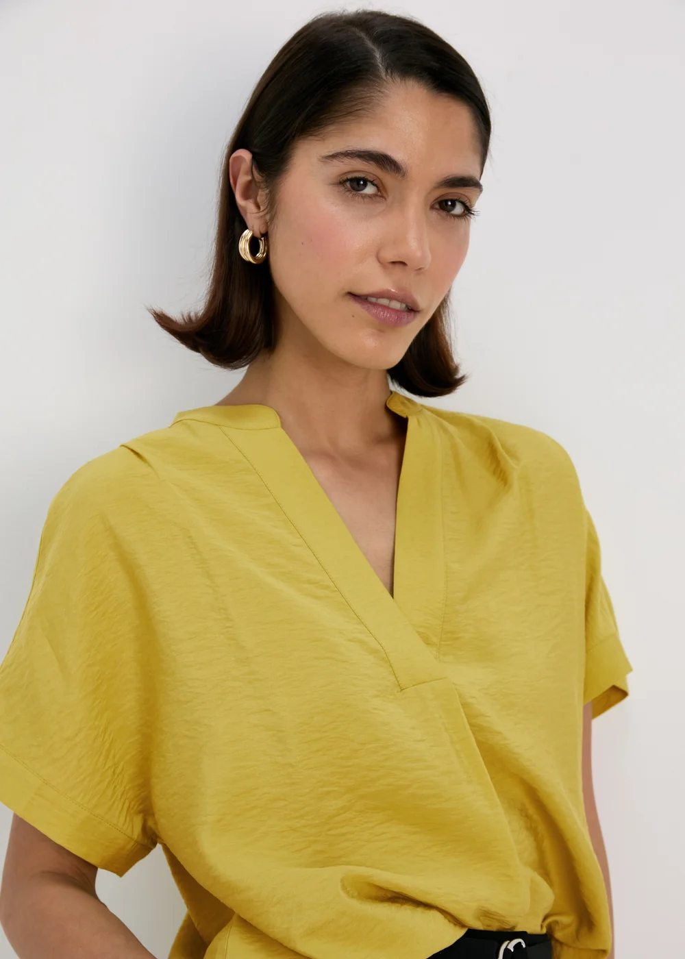 Et Vous Lime Airflow Blouse Top - Size 8 Image 3