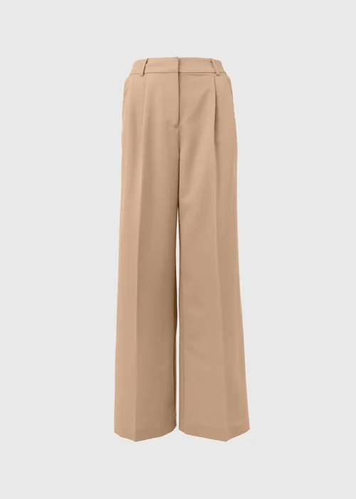 Et Vous Beige Wide Leg Suit Trousers - 8 Image 6