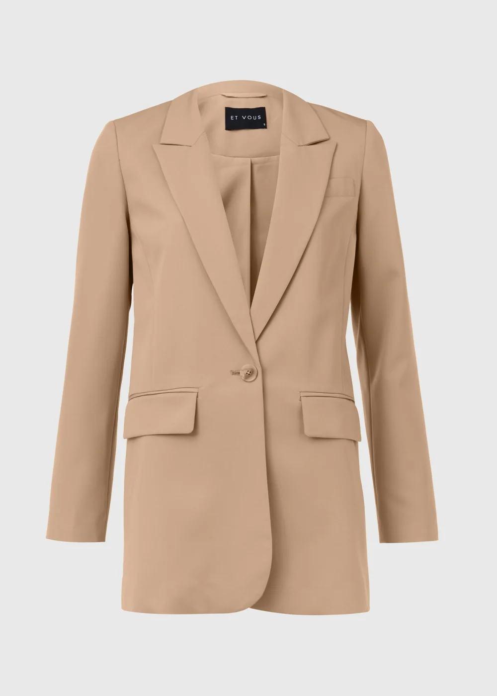 Et Vous Beige Blazer - 8 Image 6
