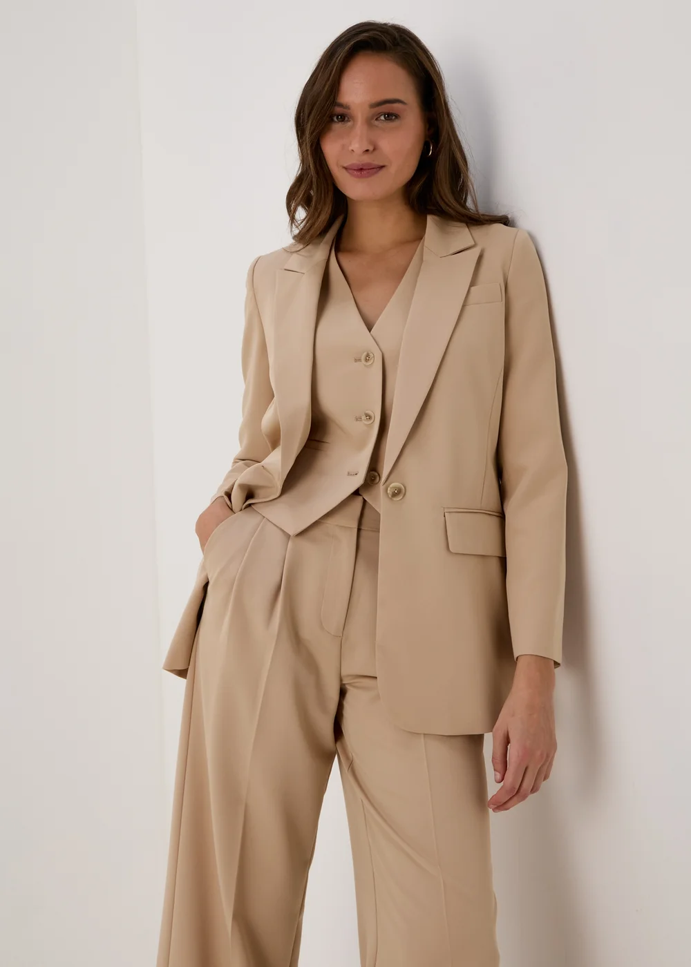 Et Vous Beige Blazer - 8 Image 2