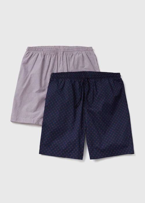 2 Pack Pyjama Shorts - Small Image 1