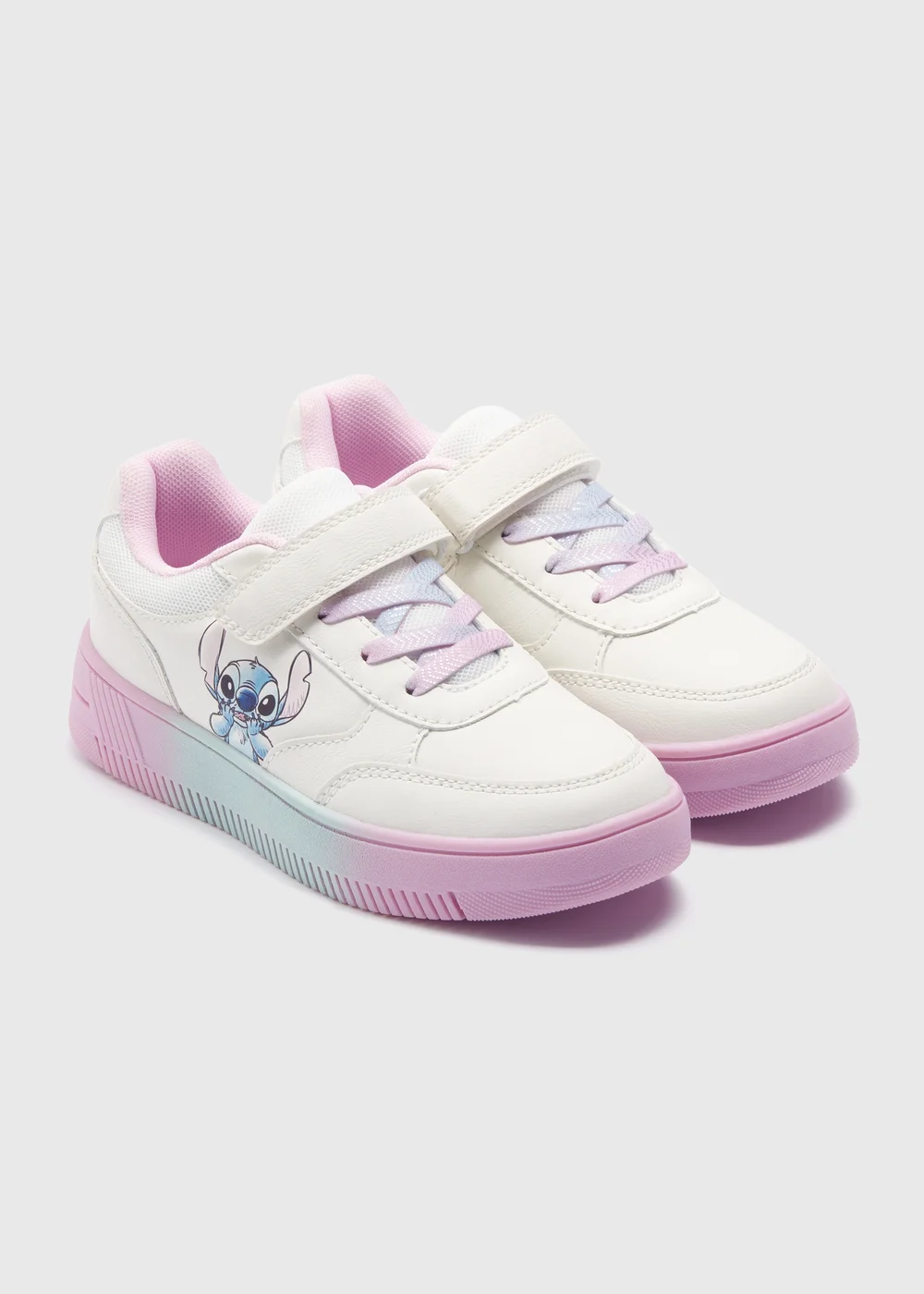 White Lilo & Stitch Trainers (Younger 9-Older 2) - 1 Image 1