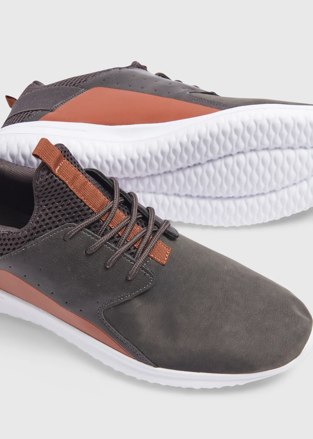 Grey Hybrid Trainers - Size 6 Image 2