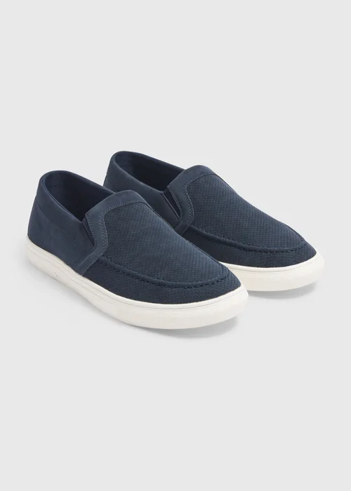 Navy Cupsole Loafers - Size 6 Image 1