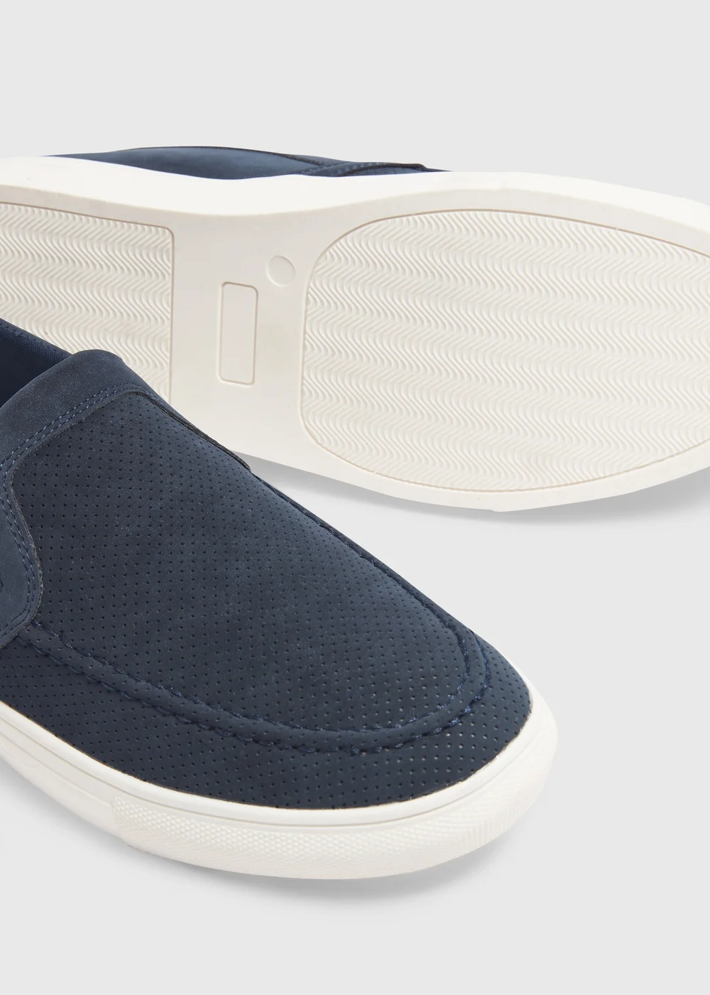 Navy Cupsole Loafers - Size 6 Image 2