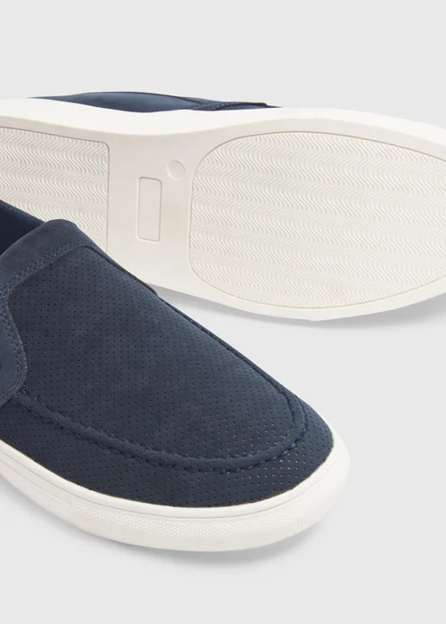 Navy Cupsole Loafers - Size 6 Image 2