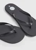 Black Flip Flops - Size 6 Image 2