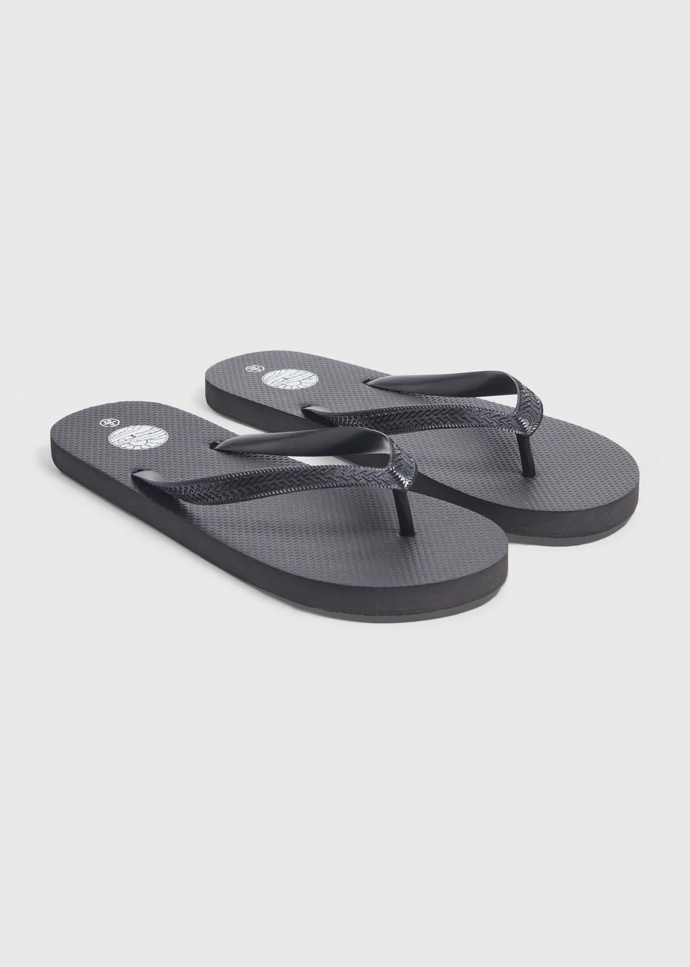 Black Flip Flops - Size 6 Image 1