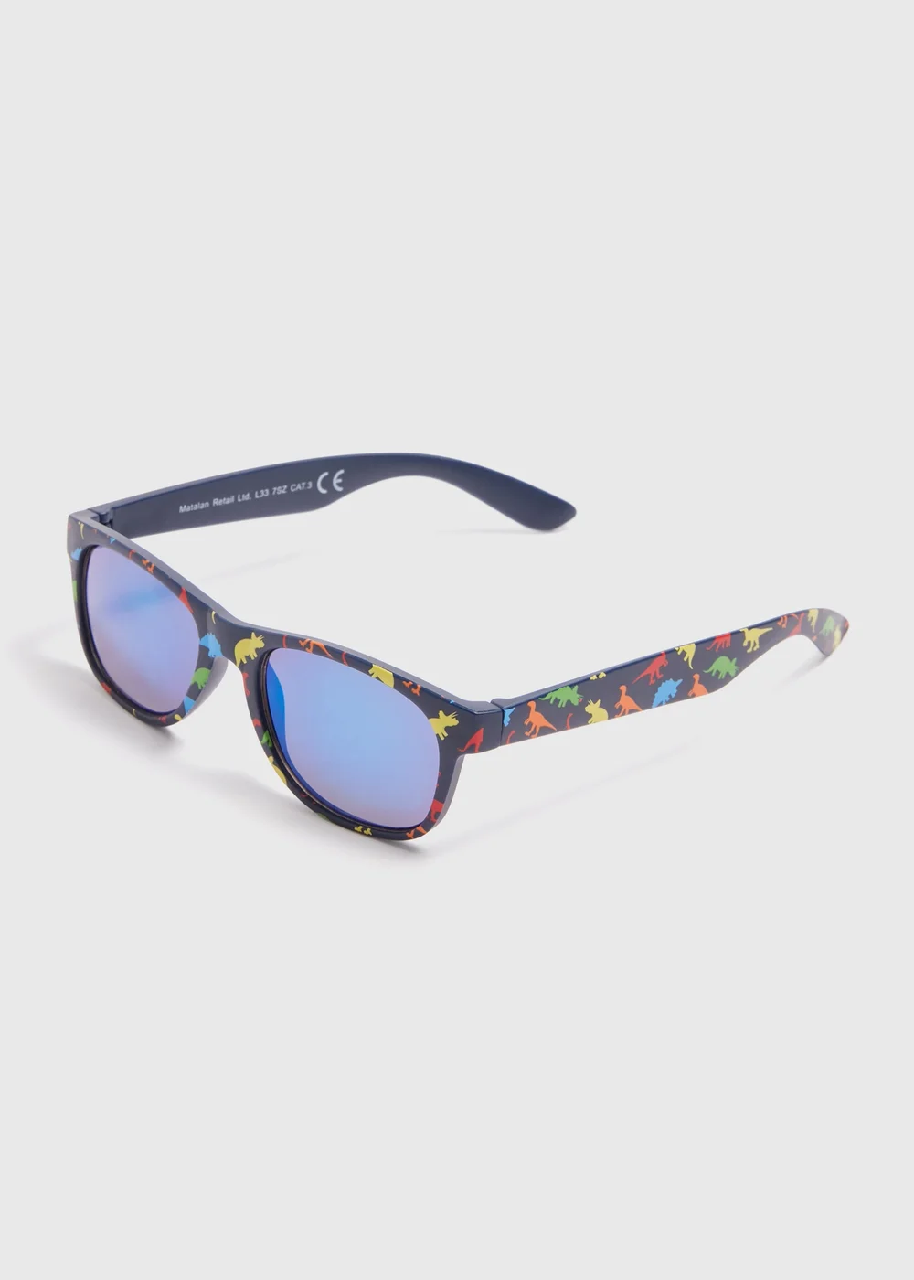 Boys Blue Dino Sunglasses - One Size Image 1