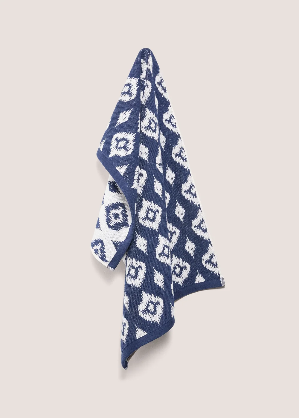 Blue Patterned Hand Towel (35x30x5cm) - Hand Towel Image 1