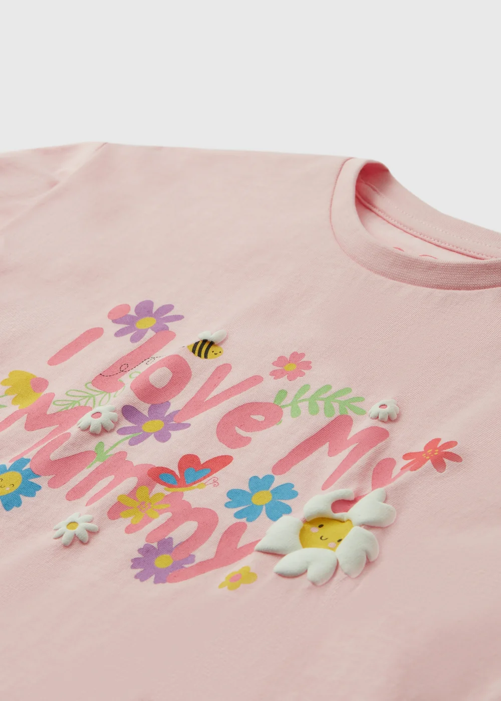 Girls Pink Mummy T-Shirt (1-7yrs) - 2-3 Yrs Image 2