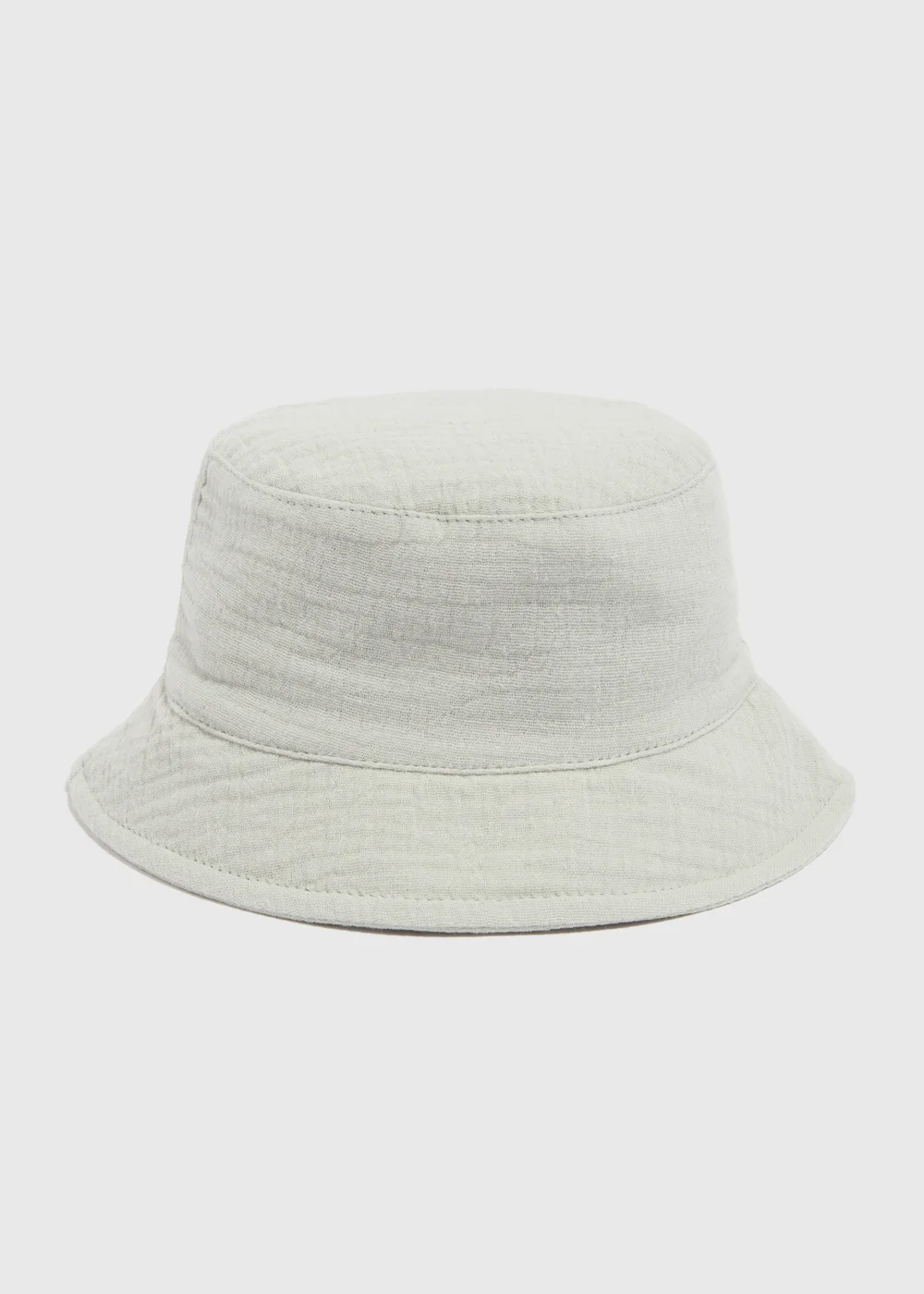 Baby Sage Crinkle Bucket Hat (Newborn-24mths) - 0-3 months Image 1