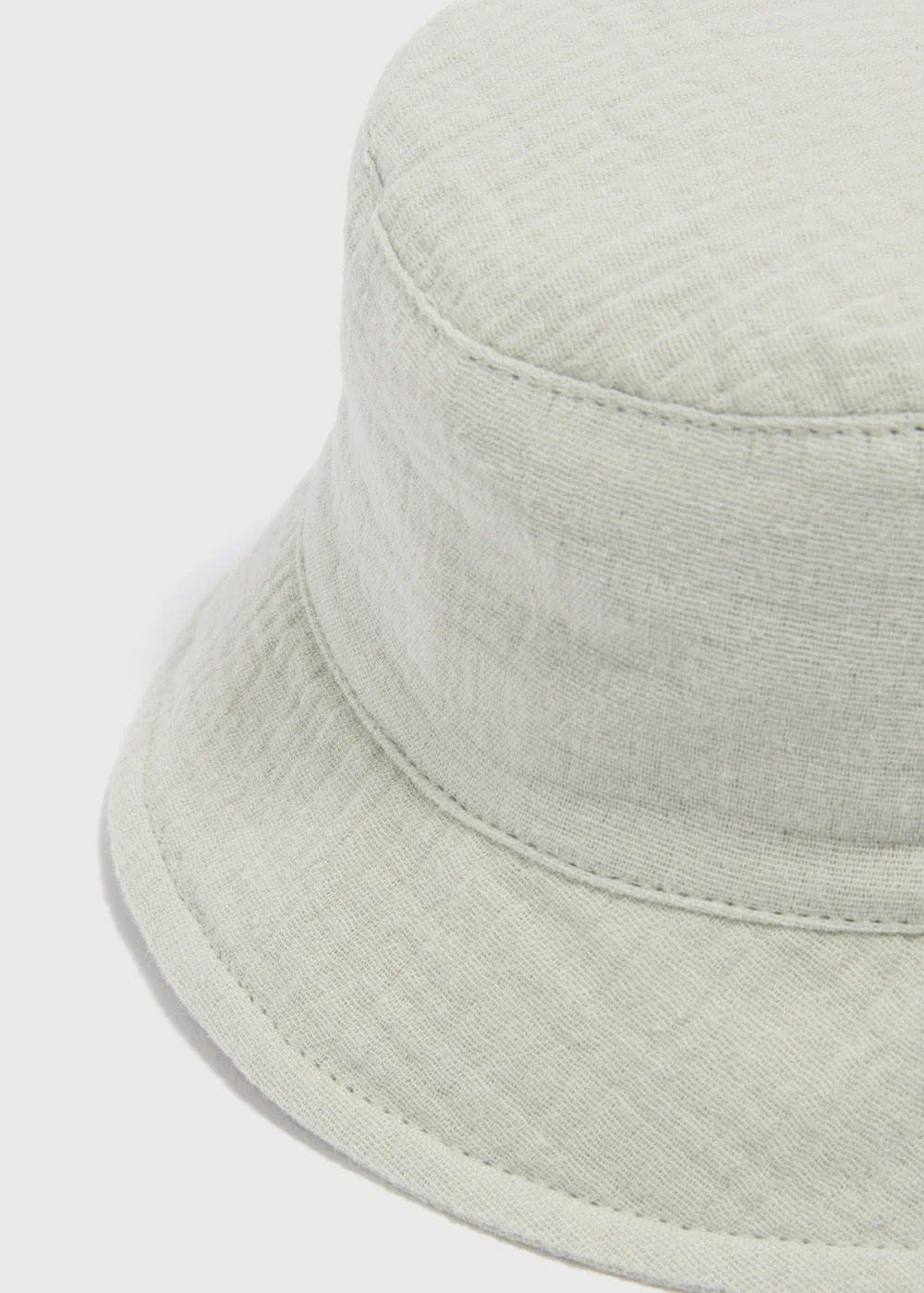 Baby Sage Crinkle Bucket Hat (Newborn-24mths) - 0-3 months Image 2