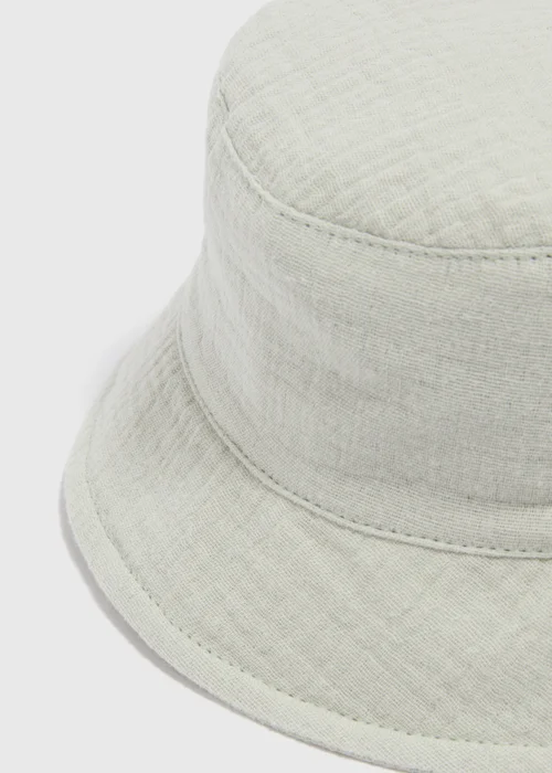 Baby Sage Crinkle Bucket Hat (Newborn-24mths) - 0-3 months Image 2
