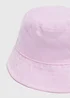 Baby Pink Stripe Bucket Hat (Newborn-24mths) - Age 0 - 3 Months Image 2