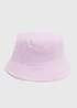 Baby Pink Stripe Bucket Hat (Newborn-24mths) - Age 0 - 3 Months Image 1