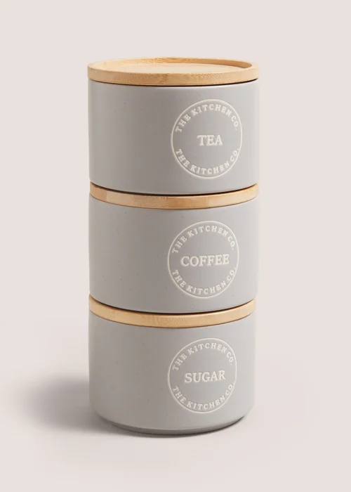 Kitchen Co Grey Ceramic TCS Stack (11.5cm x 24cm) Image 1