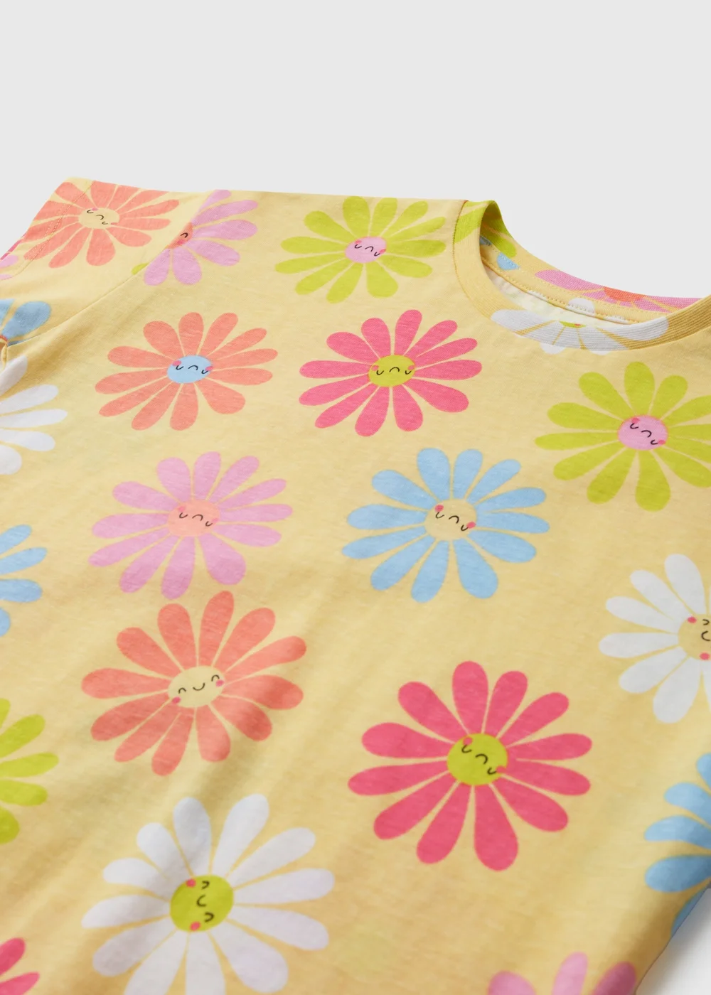 Girls Yellow Daisy T-Shirt (1-7yrs) - 1-1.5 Yrs Image 2