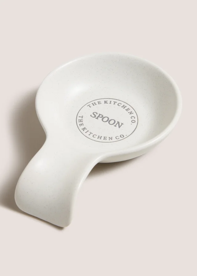 Kitchen Co White Spoon Rest