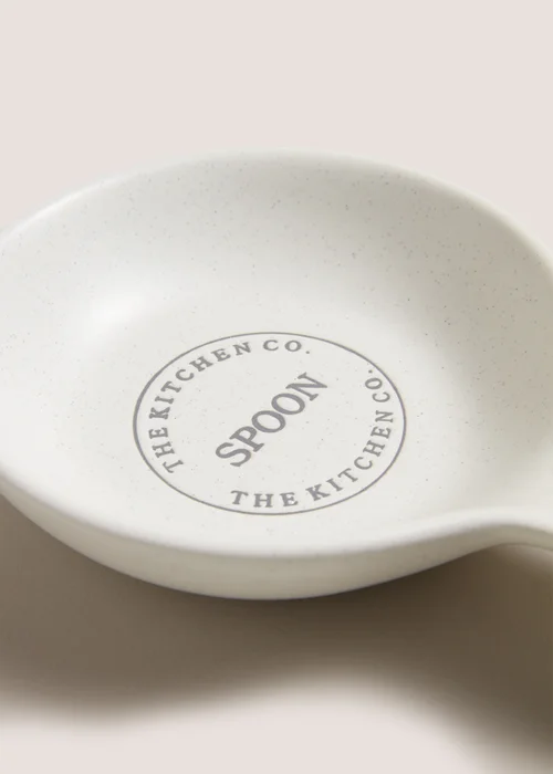 Kitchen Co White Spoon Rest Image 2