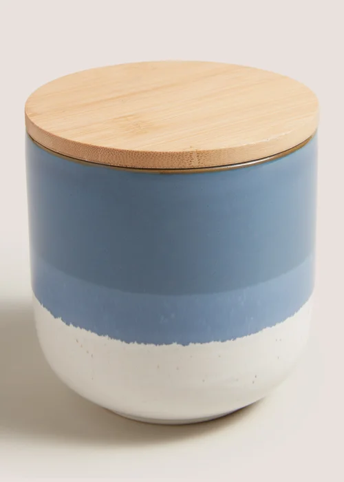Indigo Canister (12cm x 13.5cm) Image 1