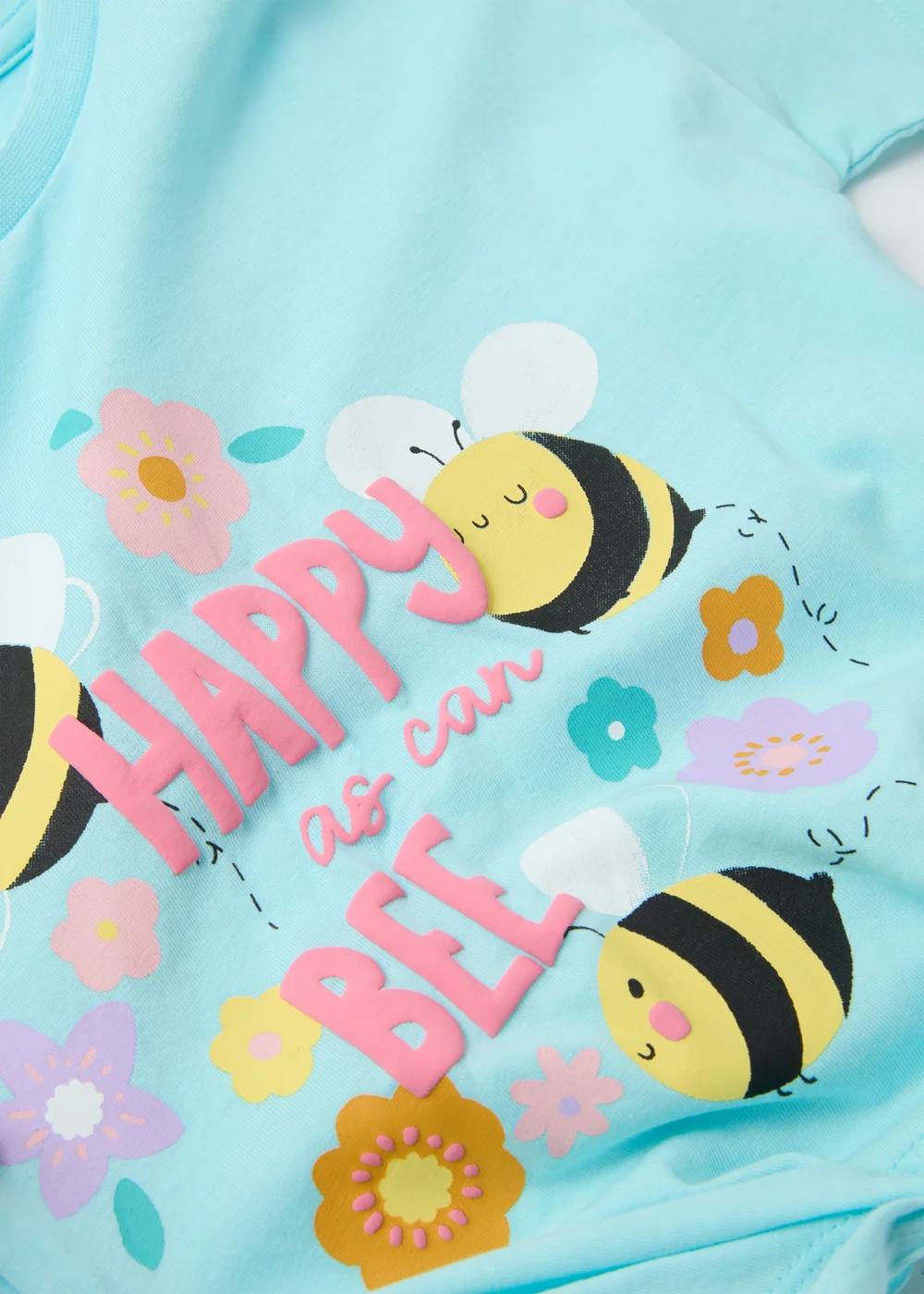 Girls Blue Bee Print T-Shirt (1-7yrs) - 2-3 Yrs Image 2