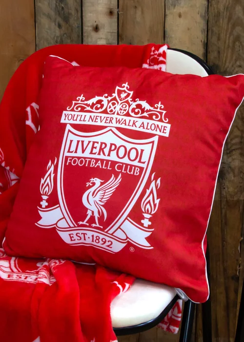 Liverpool FC Tone Square Cushion (40cm x 40cm) - One Size Image 1