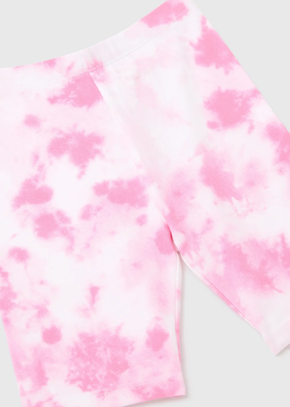 Girls Pink Tie Dye Cycling Shorts (1-7yrs) - Age 3 - 4 Years Image 2