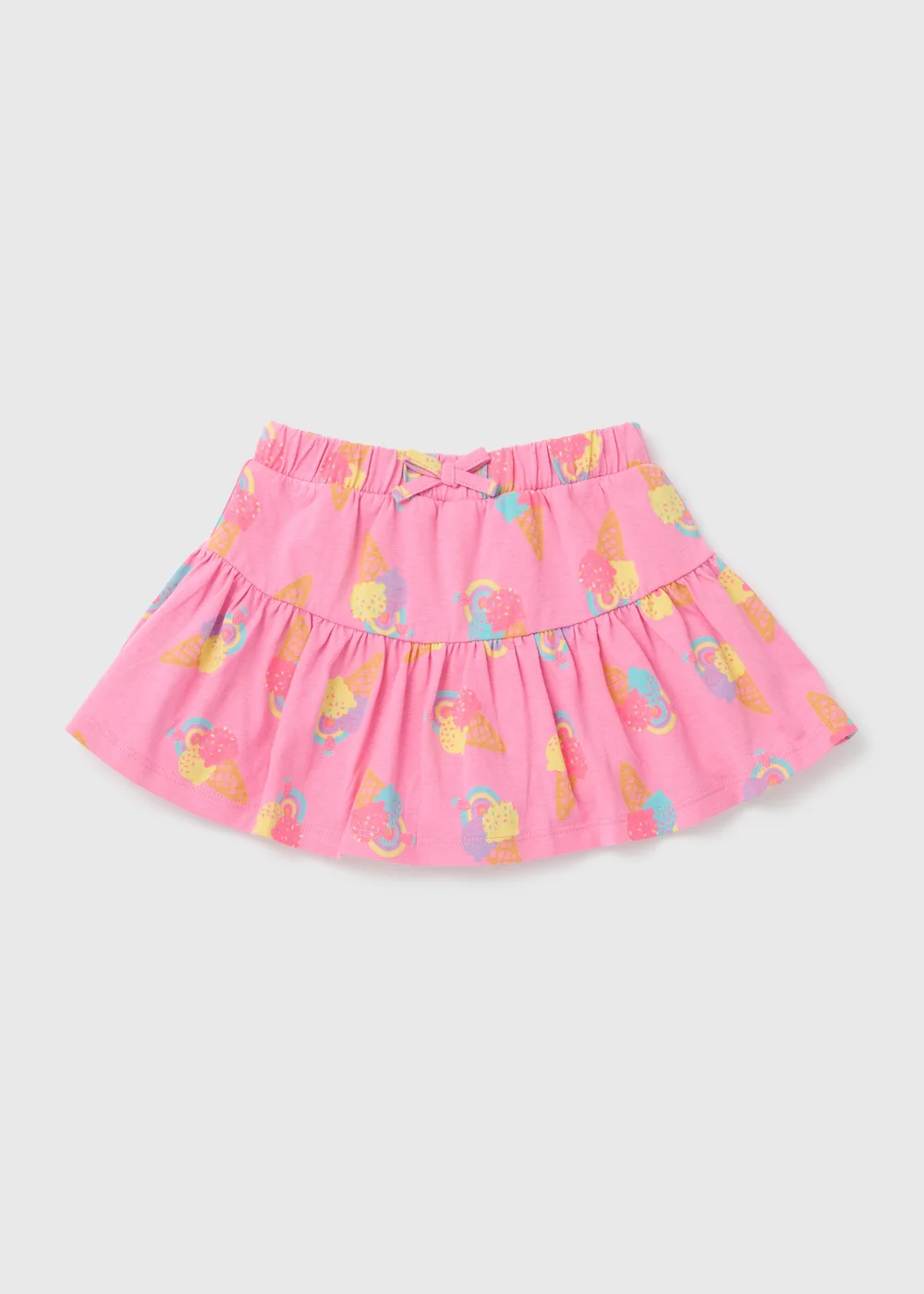 Girls Pink Ice Cream Skort (1-7yrs) - Age 2 - 3 Years Image 1