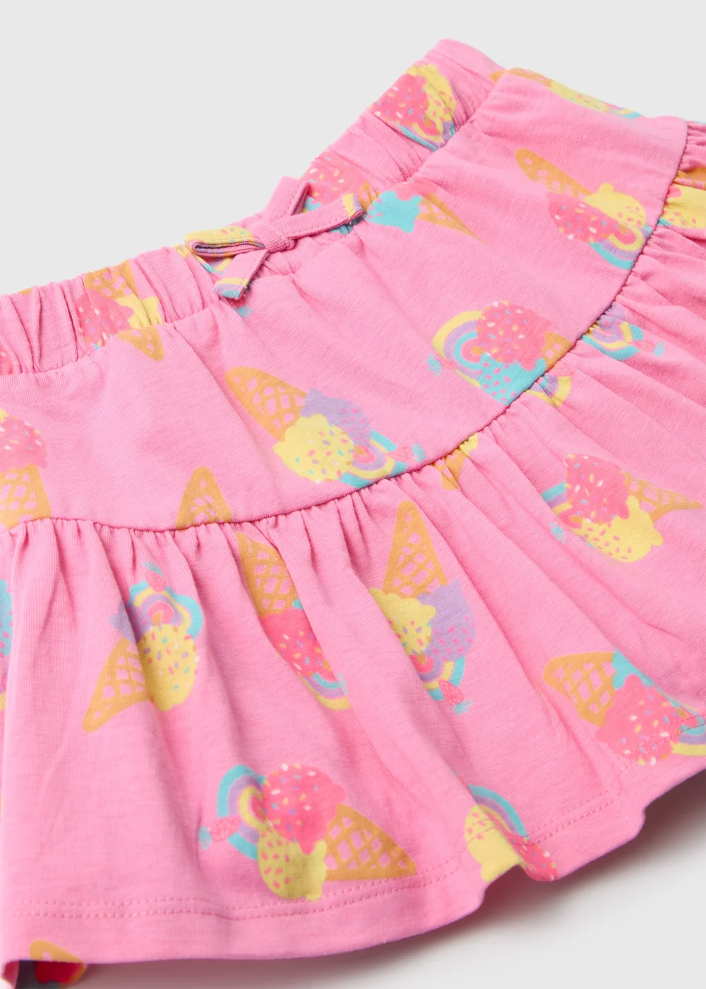 Girls Pink Ice Cream Skort (1-7yrs) - Age 2 - 3 Years Image 2