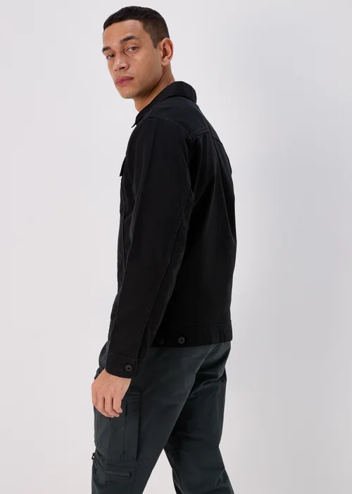 Black Denim Jacket - S Image 2