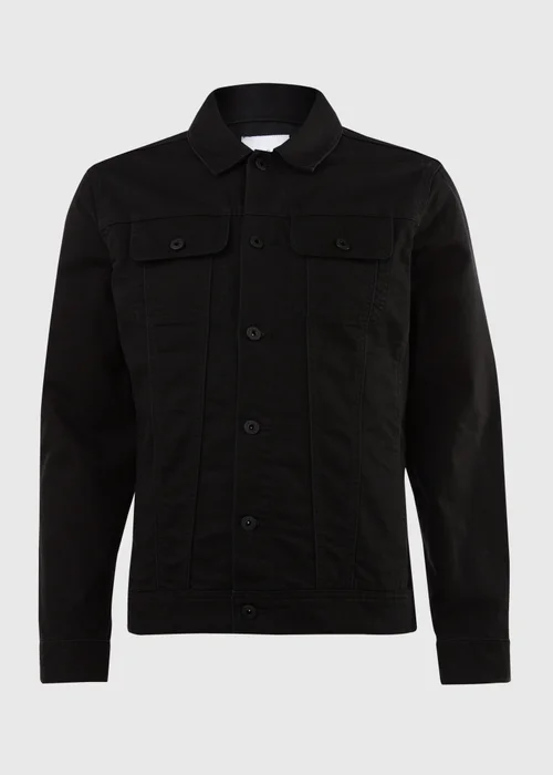 Black Denim Jacket - S Image 5