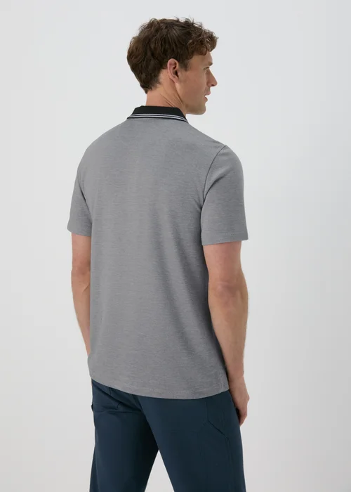 Grey Smart Polo Shirt - S Image 2