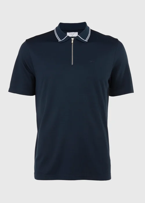 Navy Modal Polo - S Image 5