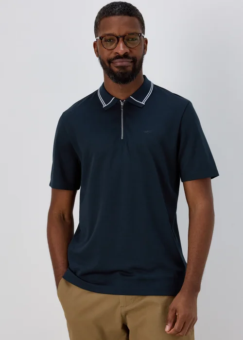 Navy Modal Polo - S Image 1
