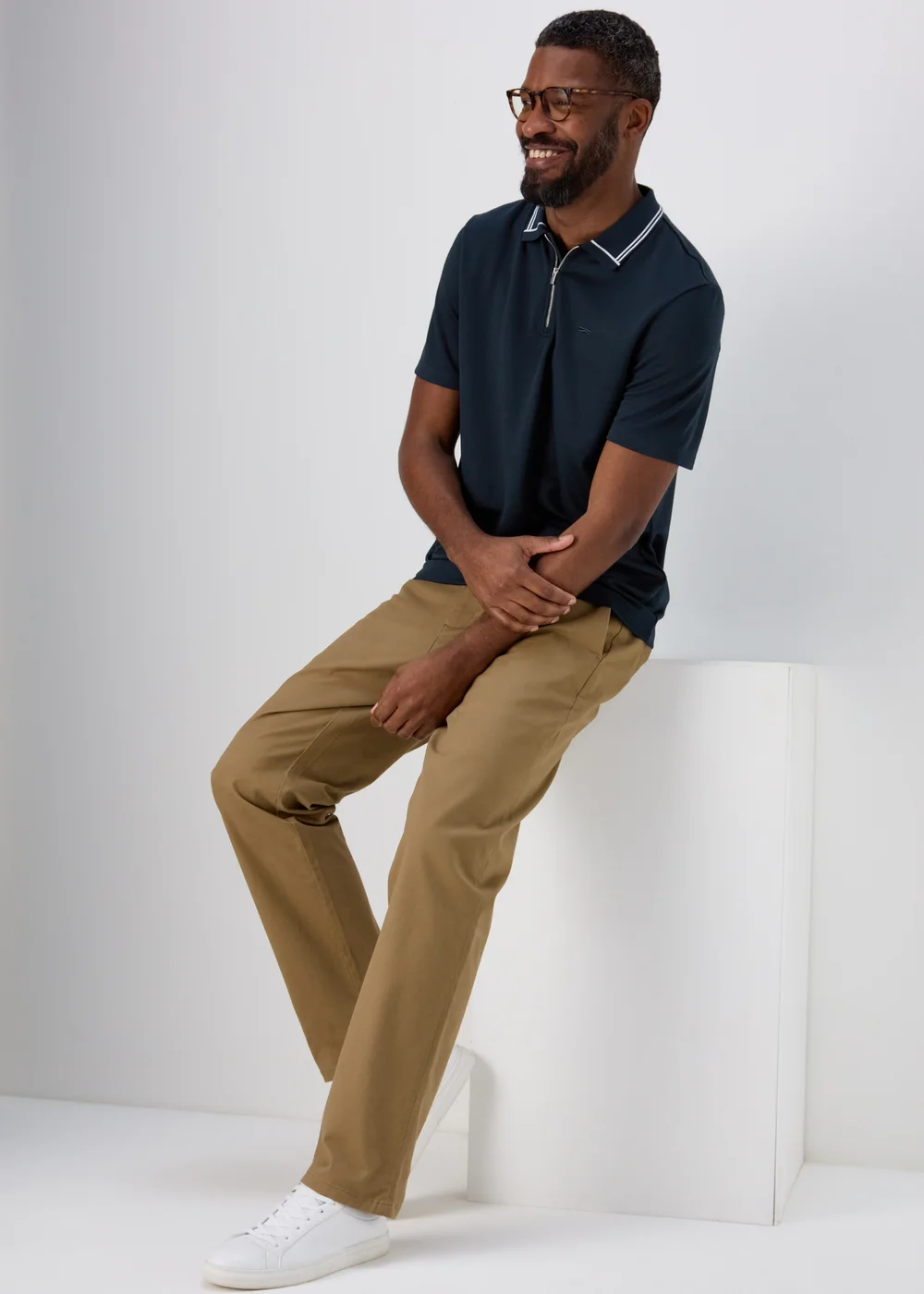 Navy Modal Polo - S Image 4
