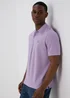 Lilac Solid Polo Shirt - S Image 1
