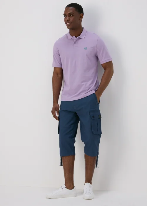 Lilac Solid Polo Shirt - S Image 4